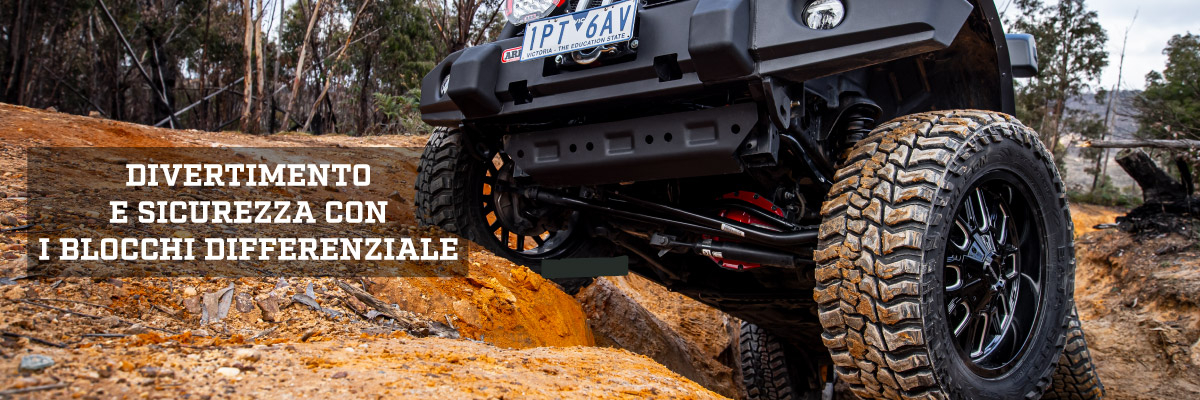 Divertimento in fuoristrada con i blocchi differenziale di ARB