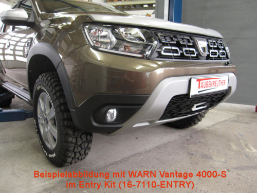 KIT MONTAGGIO VERRICELLO DACIA DUSTER DAL 2010 AL 09/2020 CON VERRICELLO WARN AXON 55-S