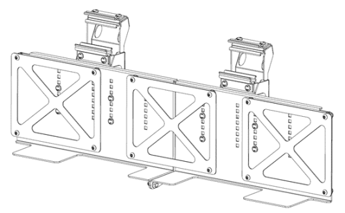 ARB KIT MONTAGGIO BAD RACK TRIPLO PER VALIGETTA ARB