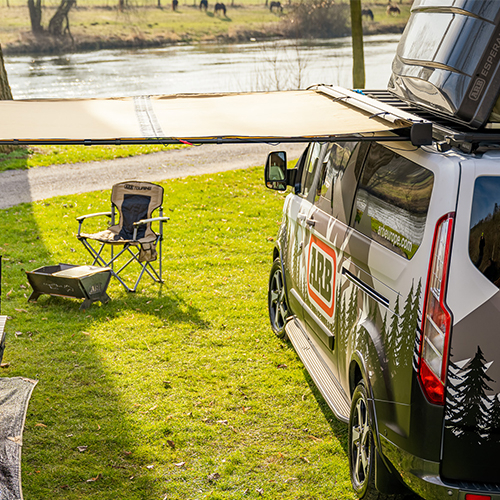 ARB TENDALINO 3.0 X 2.5 MT CON LUCI INCLUSE - COPERTURA ALLUMINIO NERO