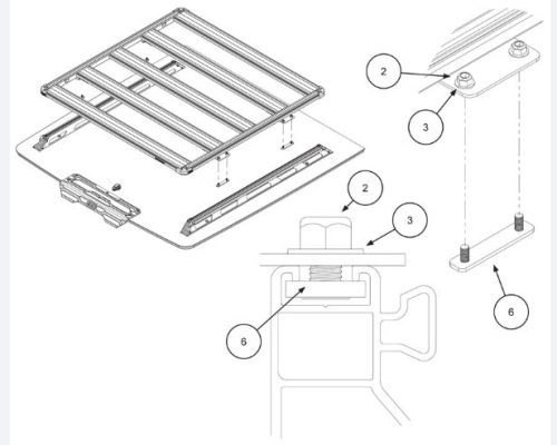 ARB KIT MONTAGGIO PORTAPACCHI PER HARDLID