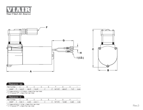 VIAIR COMPRESSORE 97C 24V