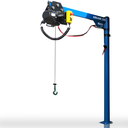 STARTER ARKANE 250 EL GRU CON VERRICELLO ELETTRICO 12V 250KG FISSA CAVO SINTETICO