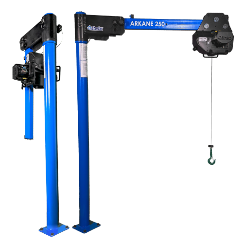 STARTER ARKANE 250 GRU CON VERRICELLO ELETTRICO 12V 250KG PIEGHEVOLE CAVO SINTETICO
