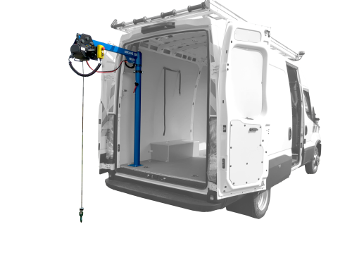 STARTER ARKANE 500 EL GRU CON VERRICELLO ELETTRICO 12V 500KG FISSA CAVO SINTETICO