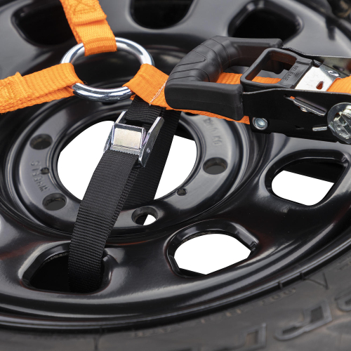 ARB BASE RACK CINGHIA A Y FERMA RUOTA DI SCORTA CON GANCI DA FISSARE NEI GOLFARI