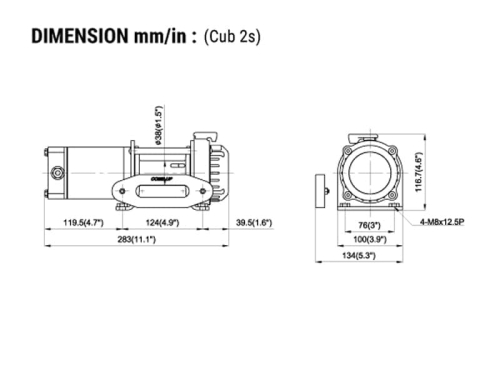 COME UP VERRICELLO CUB 2s 12V