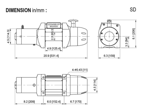 COME UP VERRICELLO SEAL MADX 8.0s SD 12V SENZA CAVO