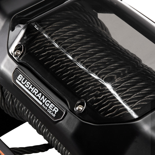 BUSHRANGER VERRICELLO  PER FUORISTRADA 12000LB COVERT A BASSO PROFILO 12V - CAVO IN ACCIAIO