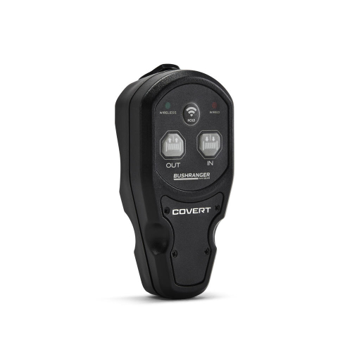 BUSHRANGER VERRICELLO  PER FUORISTRADA 12000LB COVERT A BASSO PROFILO 12V - CAVO IN ACCIAIO