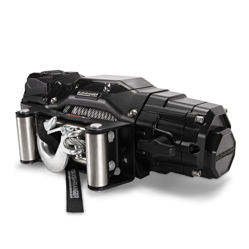 BUSHRANGER VERRICELLO  PER FUORISTRADA 12000LB COVERT A BASSO PROFILO 12V - CAVO IN ACCIAIO