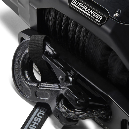 BUSHRANGER VERRICELLO PER FUORISTRADA 10000LB COVERT A BASSO PROFILO 12V - CAVO SINTETICO