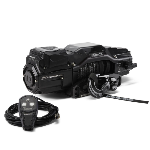 BUSHRANGER VERRICELLO PER FUORISTRADA 10000LB COVERT A BASSO PROFILO 12V - CAVO SINTETICO