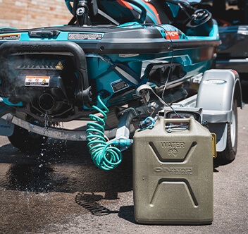 ARB ONTAP DOCCIA PORTATILE CON TANICA NERA