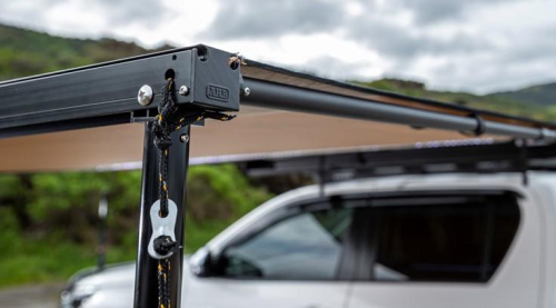 ARB TENDALINO 2.0 X 2.5 MT CON LUCI INCLUSE - COPERTURA ALLUMINIO NERO