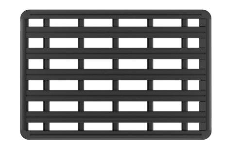 KIT PORTAPACCHI RHINO RACK 2100 X 1430 MM CON KIT PIEDI PER EMC 212