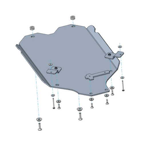 PROTEZIONE SOTTOSCOCCA TRASMISSIONE FORD RANGER RAPTOR DAL 2023 IN POI