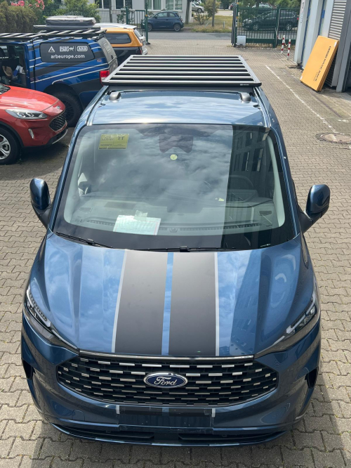 ARB KIT MONTAGGIO PORTAPACCHI BASE RACK PER FORD TRANSIT CUSTOM PASSO CORTO CON DEFLETTORE