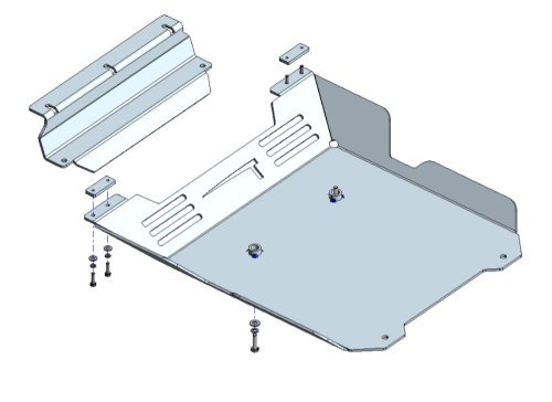 PROTEZIONE SOTTOSCOCCA MOTORE PER ISUZU DMAX DAL 2020 IN POI