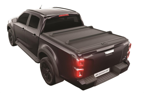 ROLL TOP COVER ALLUMINIO PER ISUZU DMAX DAL 2020 IN POI DOPPIA CABINA