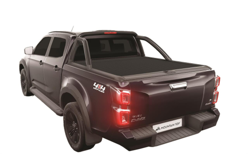 ROLL TOP COVER ALLUMINIO PER ISUZU DMAX DAL 2020 IN POI DOPPIA CABINA