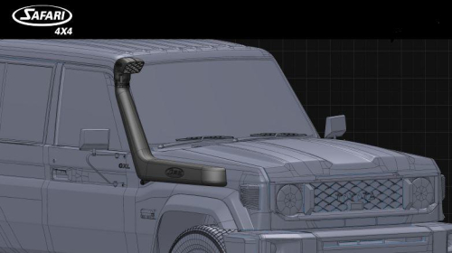 SAFARI SNORKEL V-SPEC LC70 4.5L V8 TURBO DIESEL