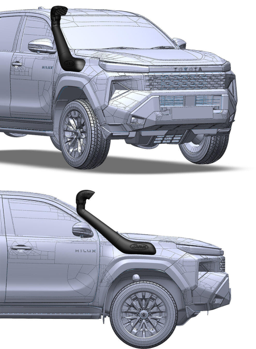 SNORKEL PER TOYOTA HILUX DAL 2026 IN POI