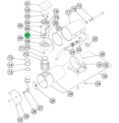 ARB MOLLA COMPRESSORE