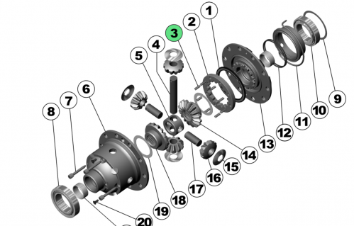 ARB RETURN SPRING KIT 12 PEZZI