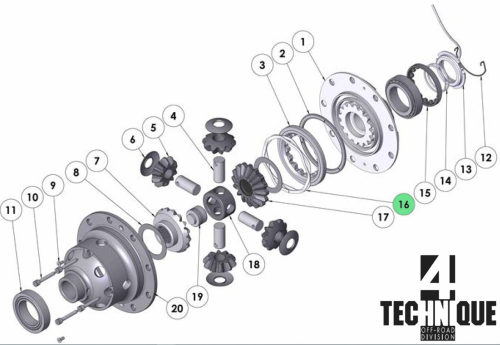 ARB WAVESPRING GEEN 118.0X103.5X9.5