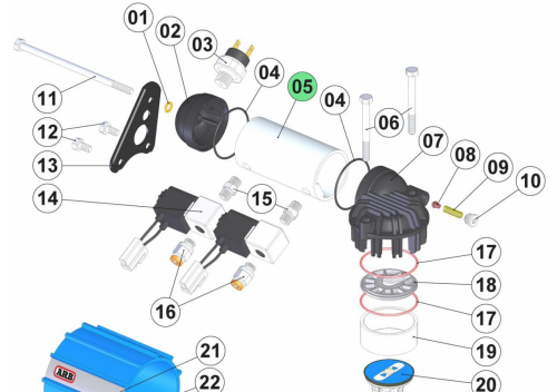 ARB BOMBOLA COMPRESSORE GRANDE