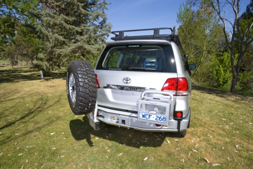 ARB PARAURTI POSTERIORE TOYOTA J200 PREDISPOSTO PORTA RUOTA