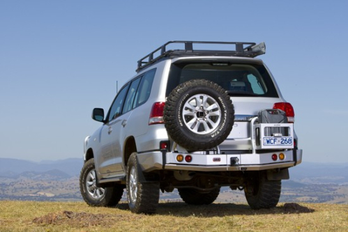 ARB PARAURTI POSTERIORE TOYOTA J200 PREDISPOSTO PORTA RUOTA