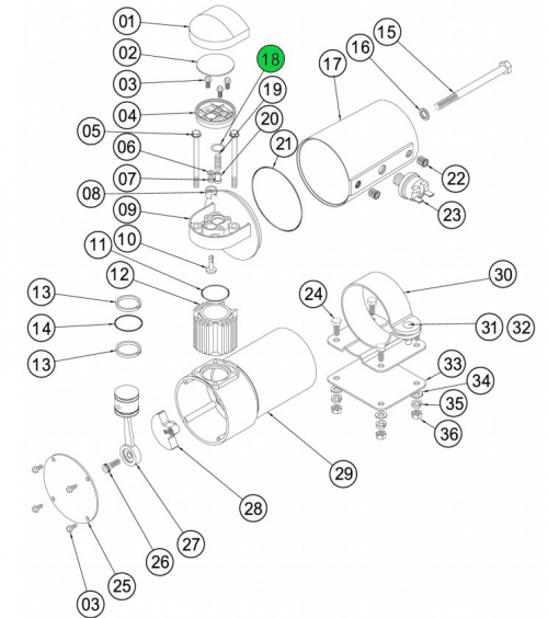 ARB O-RING COMPRESSORE
