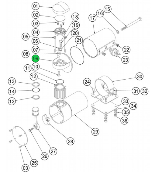 ARB TESTATA COMPRESSORE