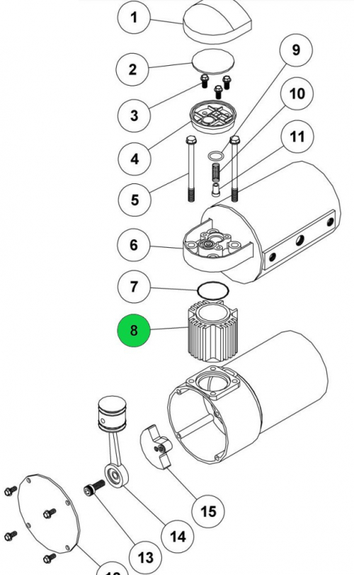 ARB CILINDRO COMPRESSORE