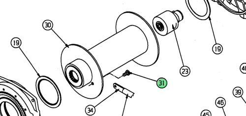 WARN VITE FERMACAVO TAMBURO 12000 - 5/15 - 18X3/8