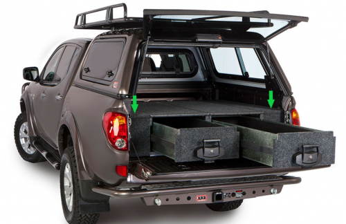 ARB FIANCHETTI LATERALI TOYOTA 80 CASSETTONE INTERNO