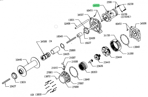 WARN MOTORE IDRAULICO SERIE 6