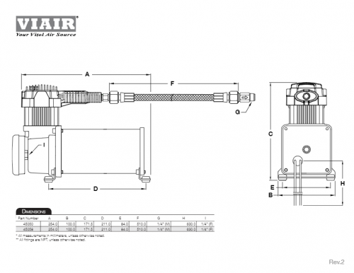 VIAIR COMPRESSORE 450C 24V