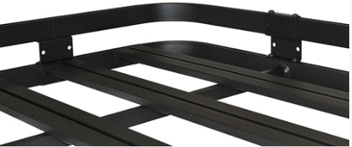 UPRACKS SET CORNICE COMPLETO  ALLUMINIO NERO PORTAPACCHI 1109