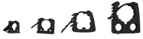 UPRACKS AGGANCI UNIVERSALI LACCIO IN GOMMA DA 69mm A 88mm - COPPIA