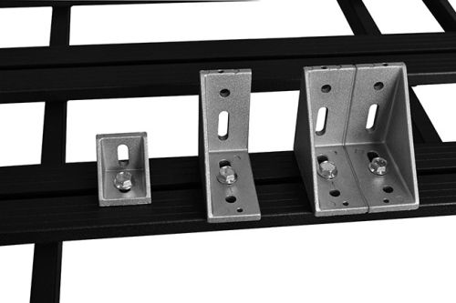 UPRACKS ANGOLARE IN ALLUMINIO 43 mm x 43 mm - COPPIA