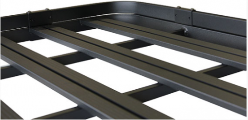 UPRACKS SET CORNICE COMPLETO ALLUMINIO NERO PORTAPACCHI 2112