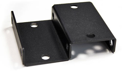 UPRACKS SUPPORTO DOPPIO/ CONNETTORE CORNICE - COPPIA NERO