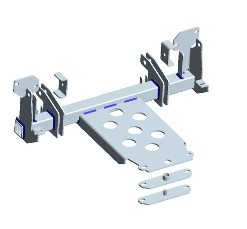 SNO-WAY KIT RICEZIONE LAMA ST22X ISUZU D-MAX DAL 2006 IN POI