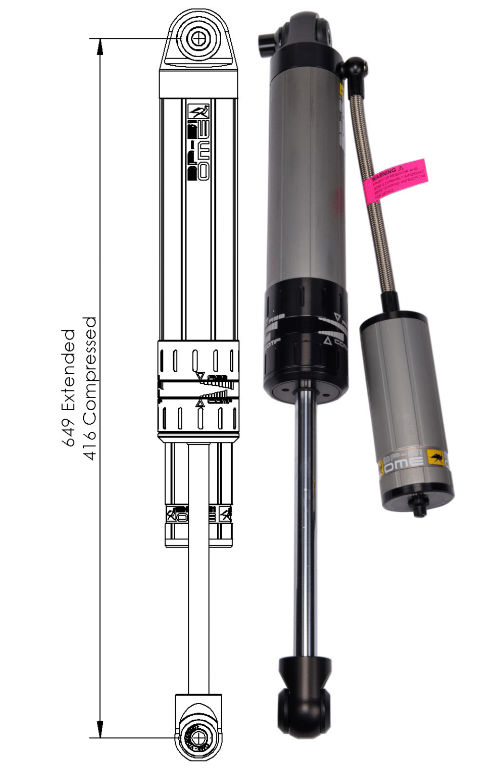OME BP51 AMMORTIZZATORE ANTERIORE JEEP JL