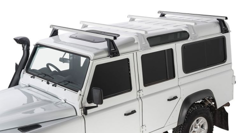 RHINO RACK KIT BARRE HD 1500MM SILVER DEFENDER 110 CON PIEDI