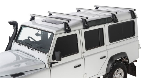 RHINO RACK KIT BARRE HD 1500MM SILVER DEFENDER 110 CON PIEDI