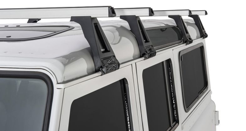 RHINO RACK KIT BARRE HD 1500MM SILVER DEFENDER 110 CON PIEDI